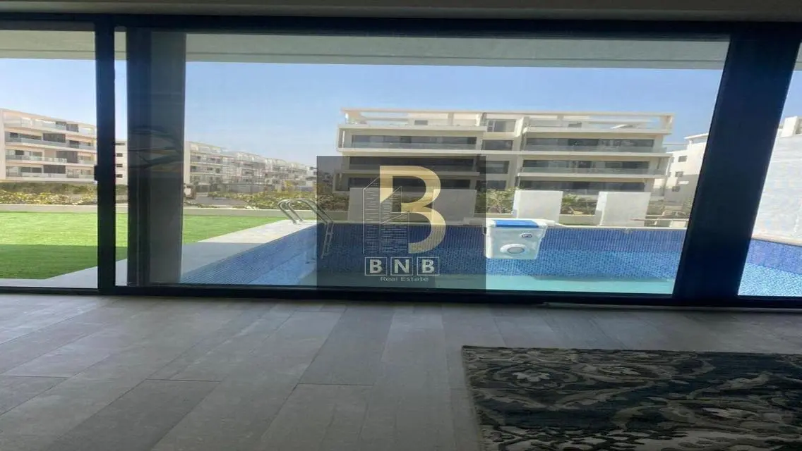 Amazing 3-Bedroom Apartment with Private Pool and Garden in Shrouk