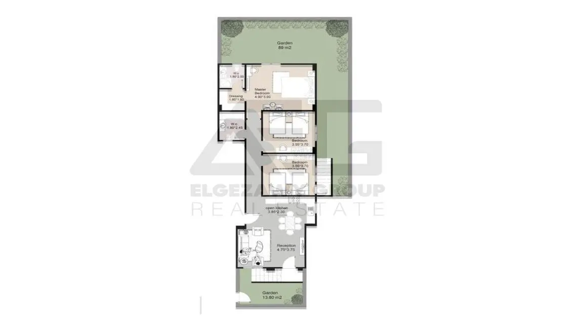 Beautiful Home with Private Garden for Sale
