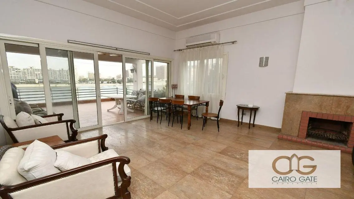 Modern Furnished Apartment with Panoramic Nile View - Zamalek