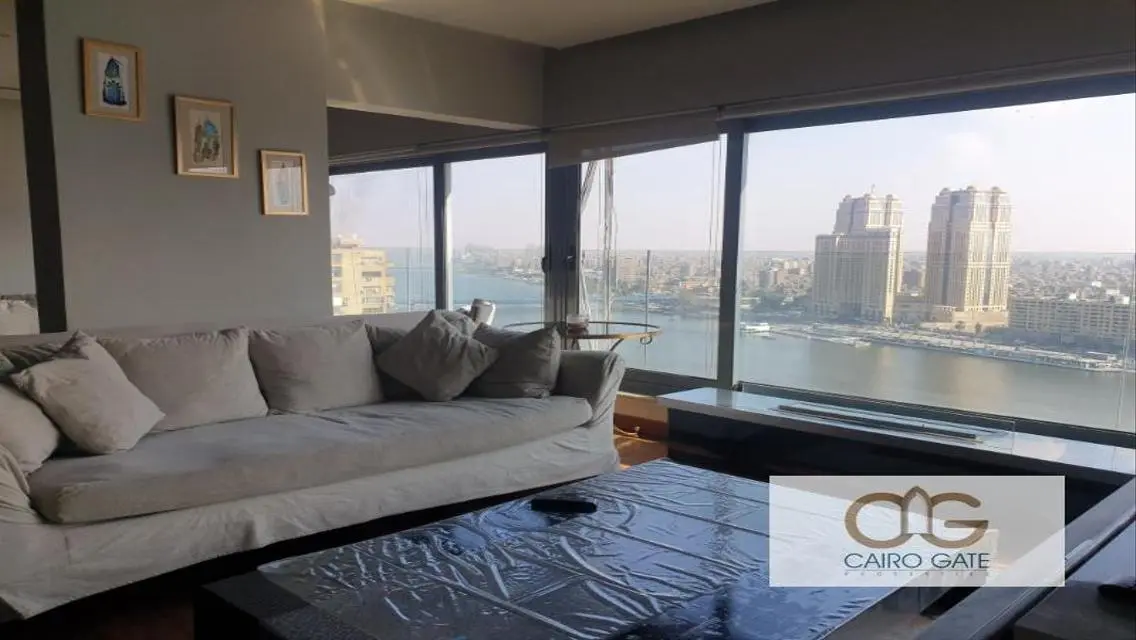 Panoramic Nile View Apartment for Rent in Zamalek