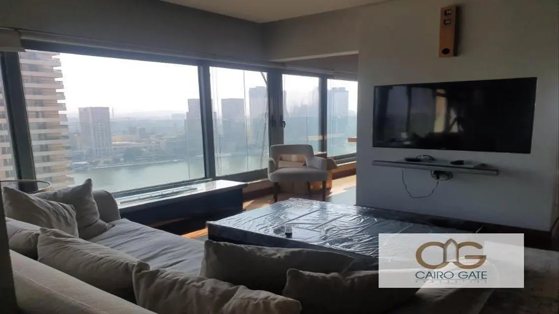 Panoramic Nile View Apartment for Rent in Zamalek