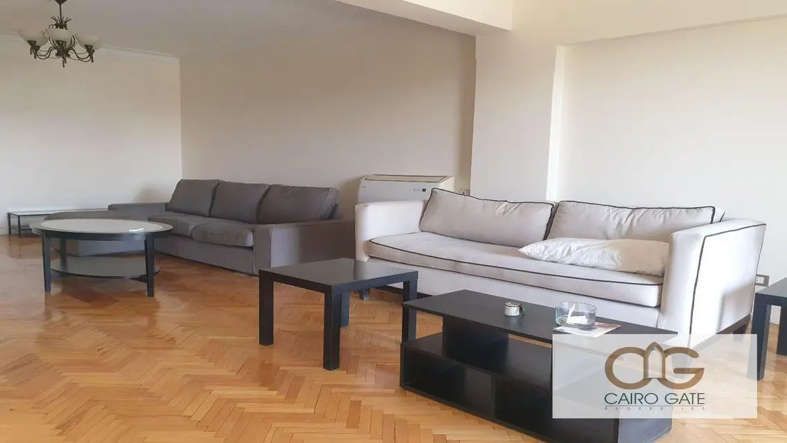 Modern Furnished Apartment with Golf View for Rent in Zamalek