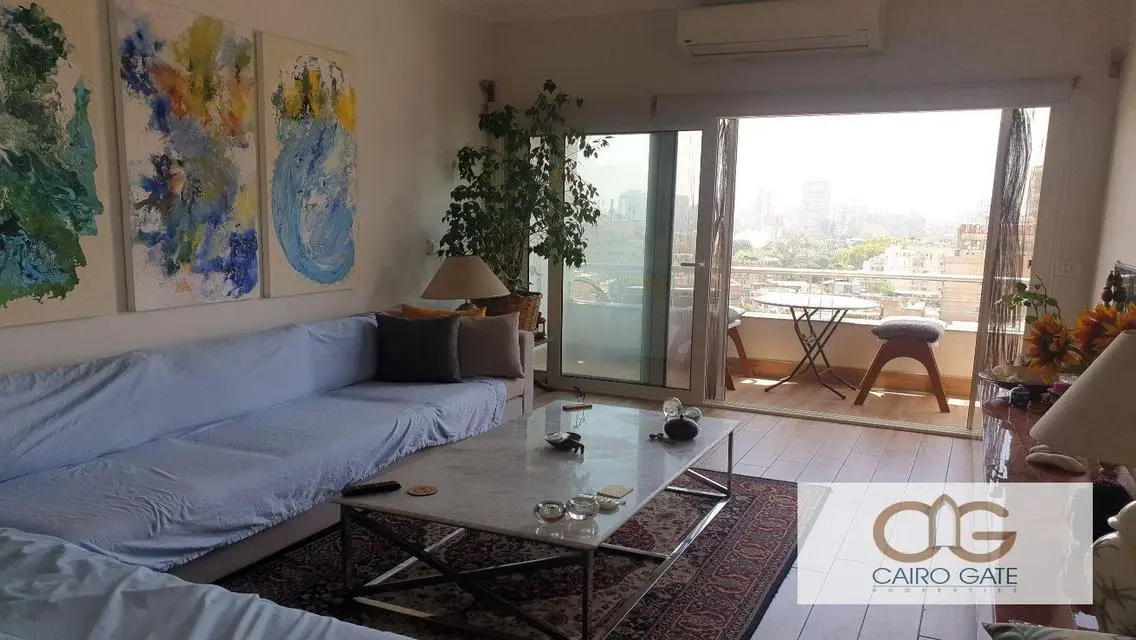New Furnished 2-Bedroom Apartment in Zamalek for Rent
