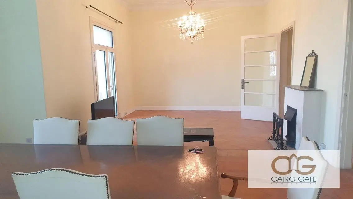 High-Ceiling Furnished Apartment in Zamalek