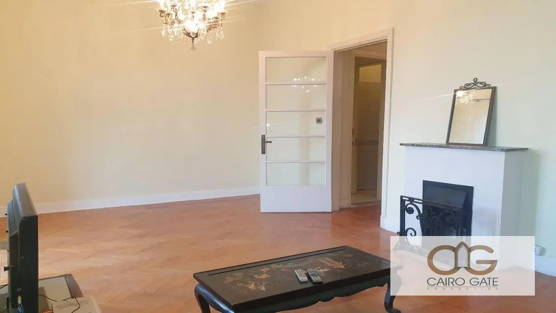 High-Ceiling Furnished Apartment in Zamalek