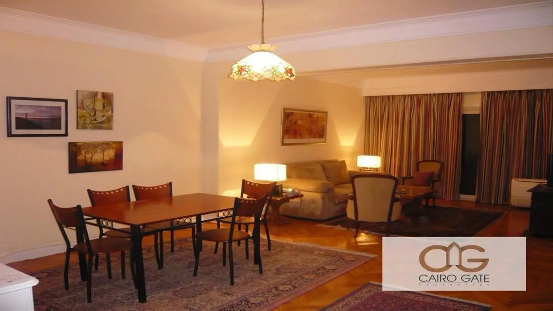Furnished Nile-View Apartment for Rent in Zamalek
