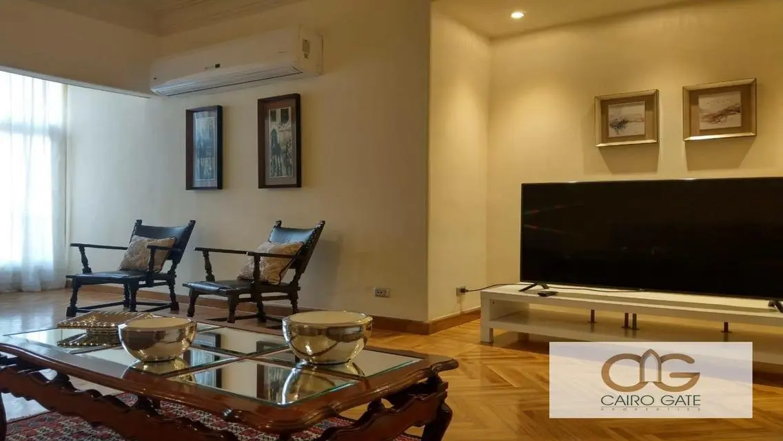 Furnished Nile-View Apartment for Rent in Zamalek