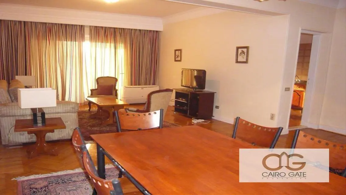 Furnished Nile-View Apartment for Rent in Zamalek