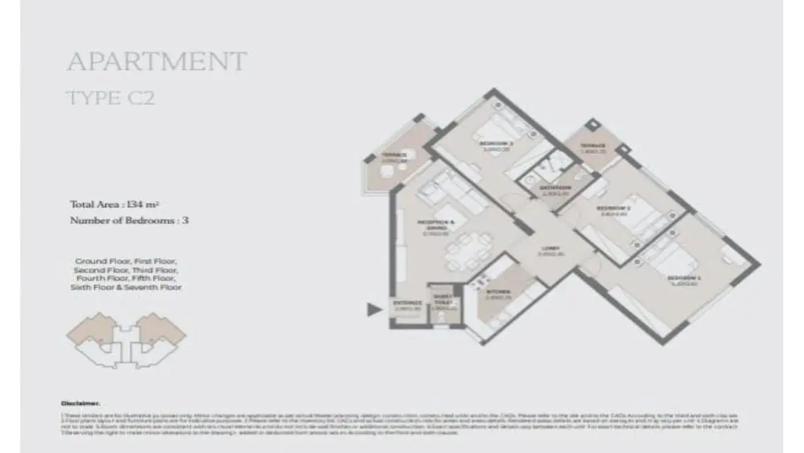 Exclusive Apartment for Sale - 134 Sq Meter