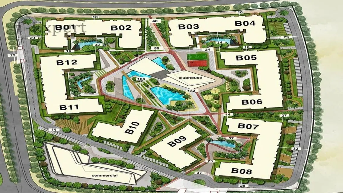 عقار سكني حديث مع إطلالة رائعة في ION-SMART-RESIDENCE