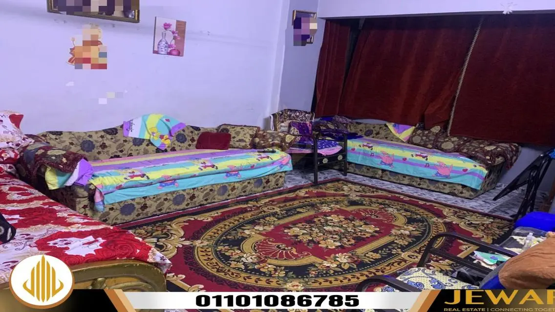 شقة بمساحة 120 متر للسكن