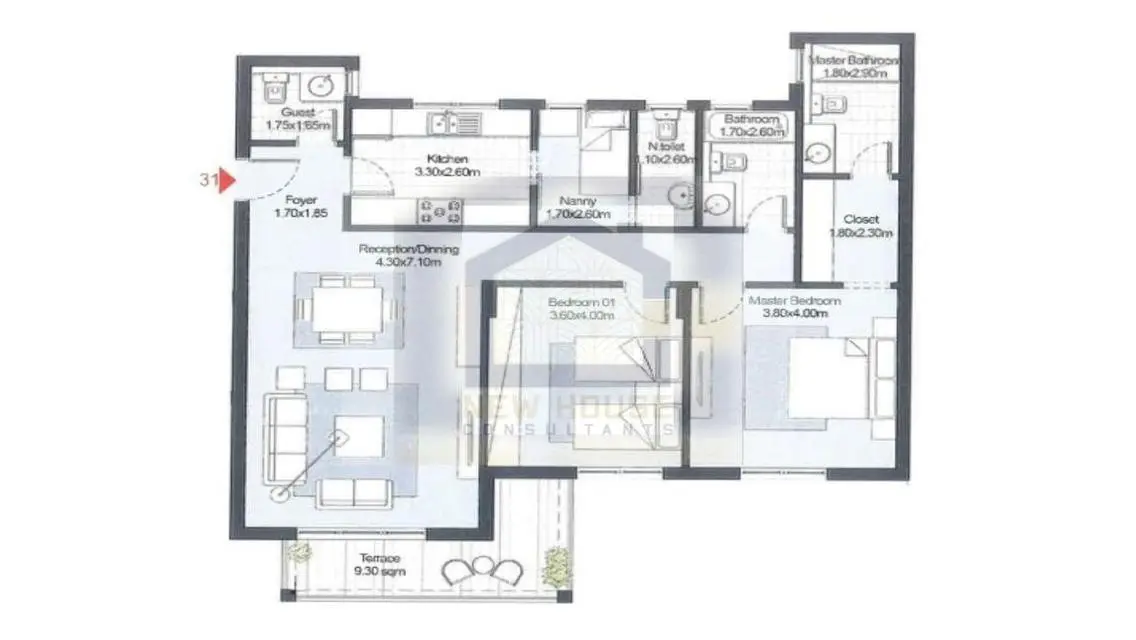 Luxury Apartment for Sale in Azailya with Stunning Views
