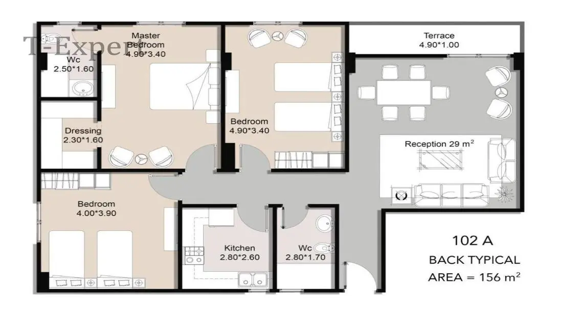 Luxury 3-Bedroom Apartment Near AUC