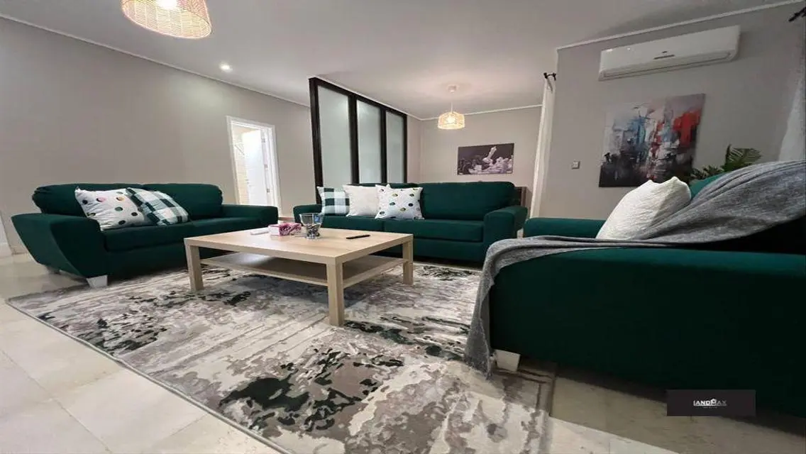 Luxurious Two-Bedroom Apartment with Study Room in Entertainment Area
