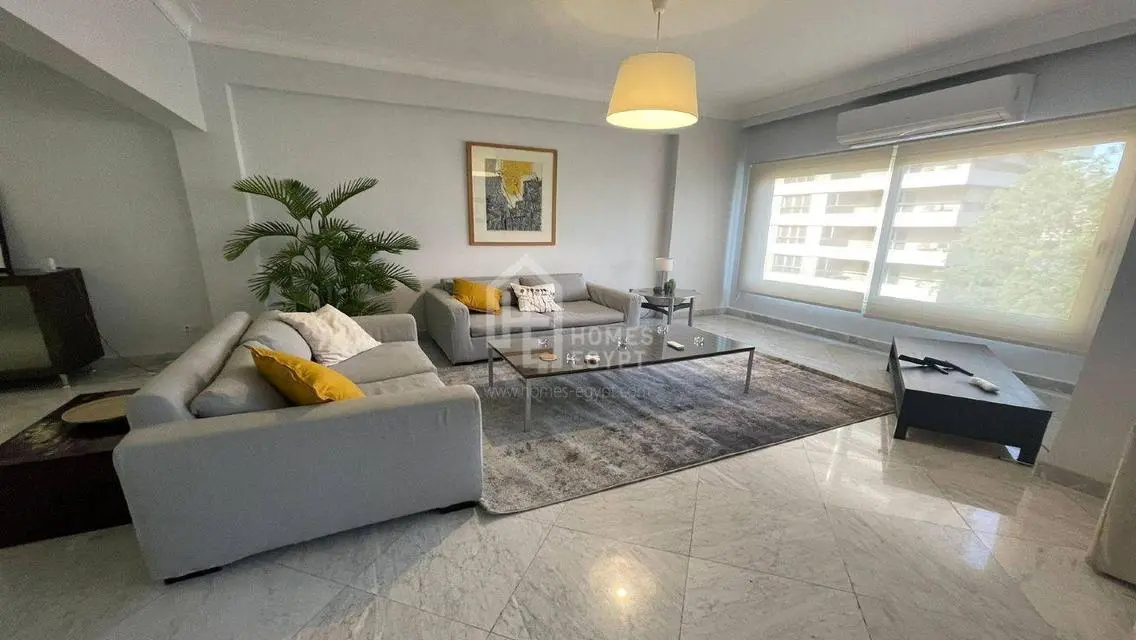 Fully Furnished Nile-View Apartment for Rent in Zamalek