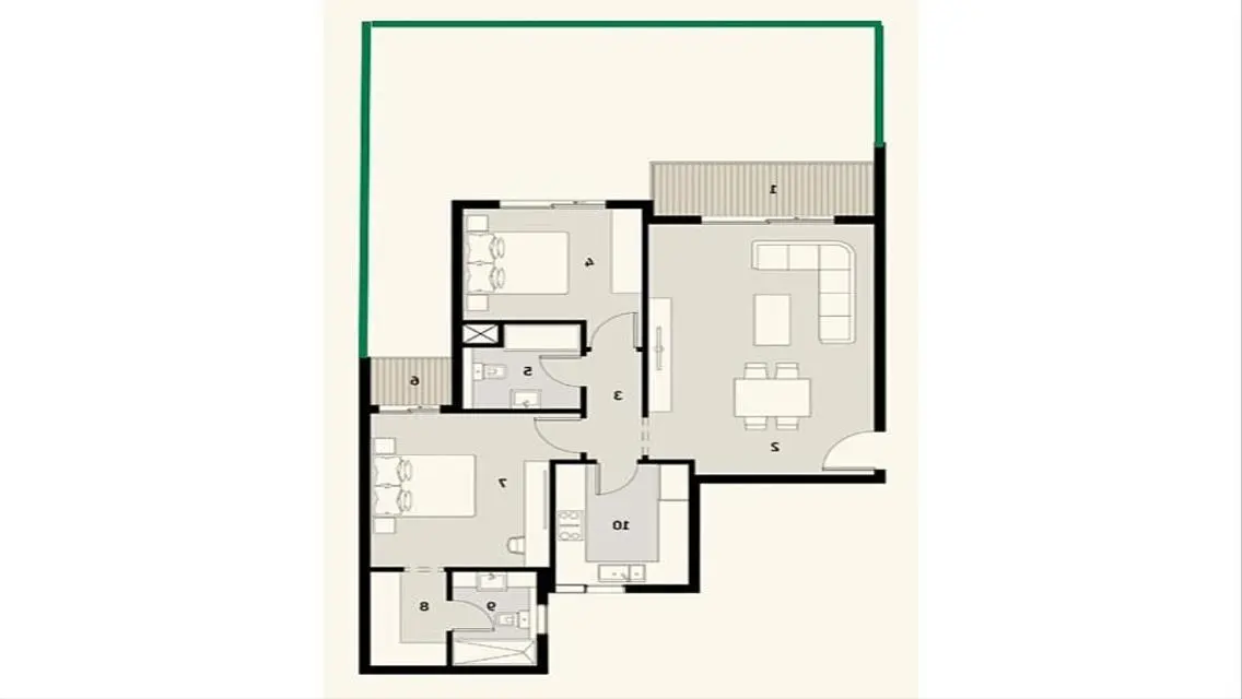 Luxurious Apartment with Private Garden and Stunning View