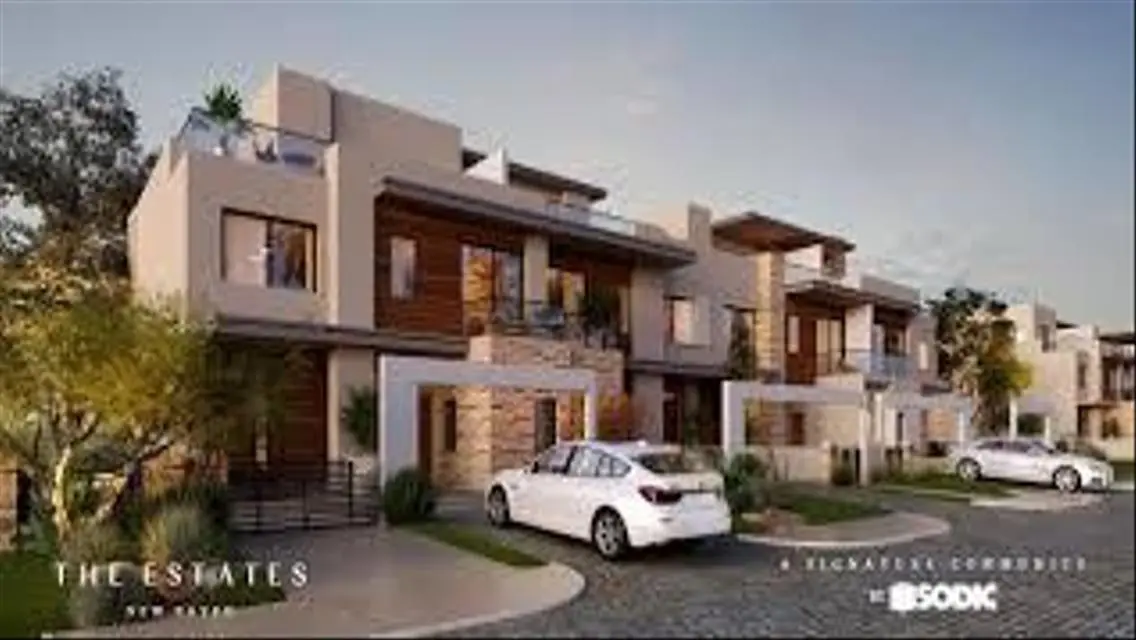 Corner Townhouse for Sale in The Estates - Cairo