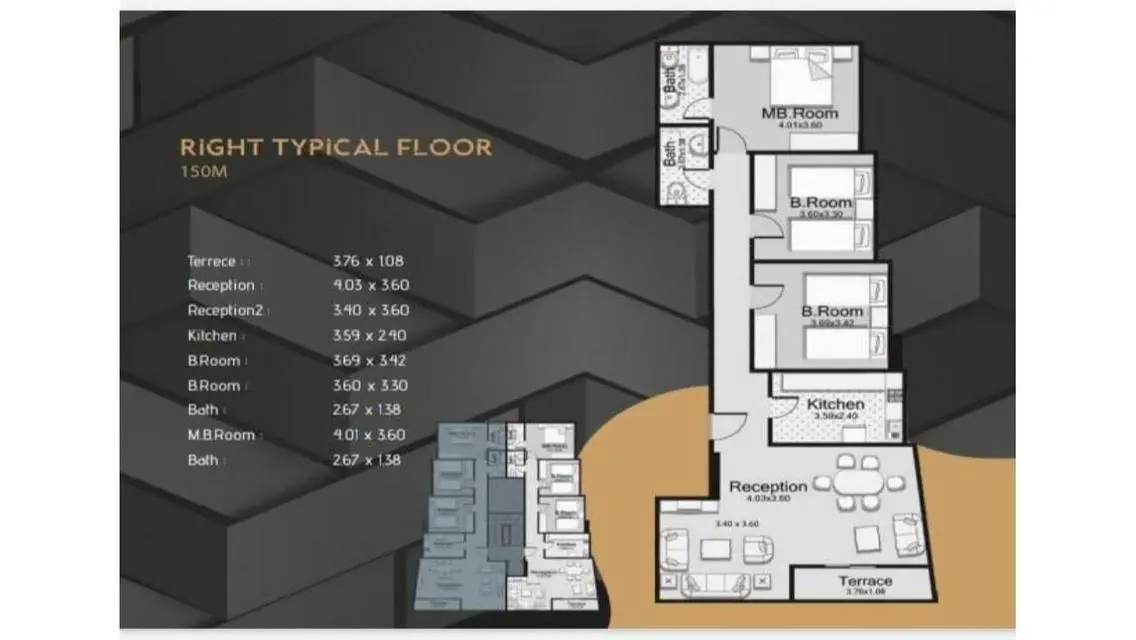 Stunning Apartment of 72 sqm