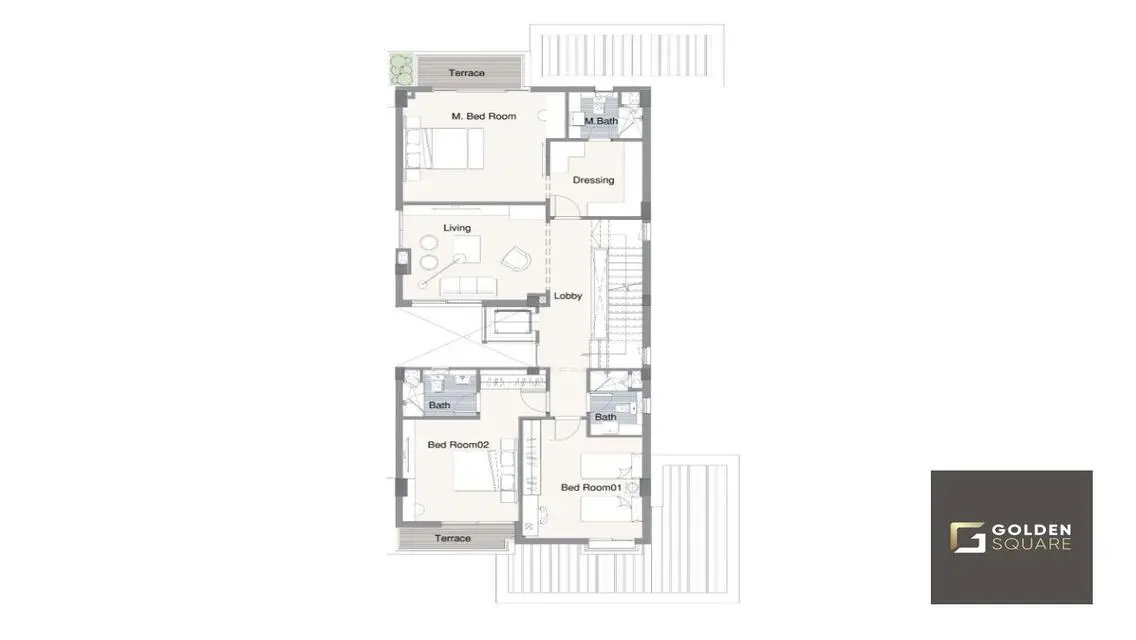 Luxury 4-Bedroom Apartment with Private Pool and Garden