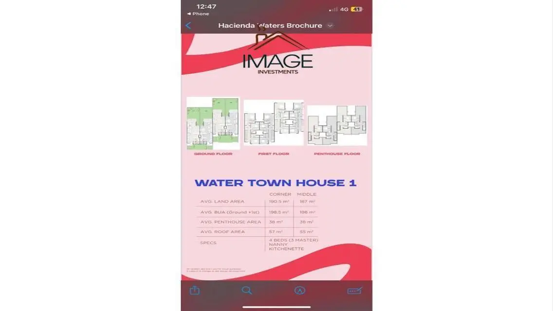 شقة فاخرة للبيع في هاسيندا ووترز، الساحل الشمالي
