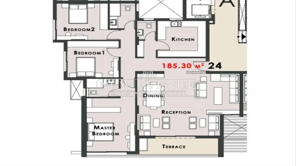 Luxurious 3-Bedroom Apartment in a Prime Location