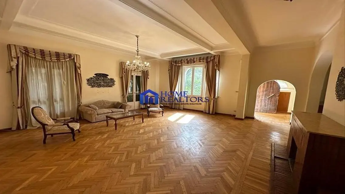 Unique Ground Floor Apartment with Private Garden for Rent in Maadi - Sarayat