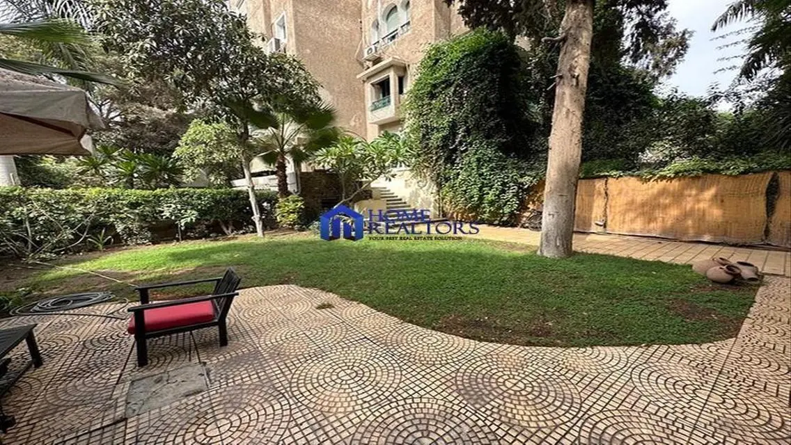 Unique Ground Floor Apartment with Private Garden for Rent in Maadi - Sarayat