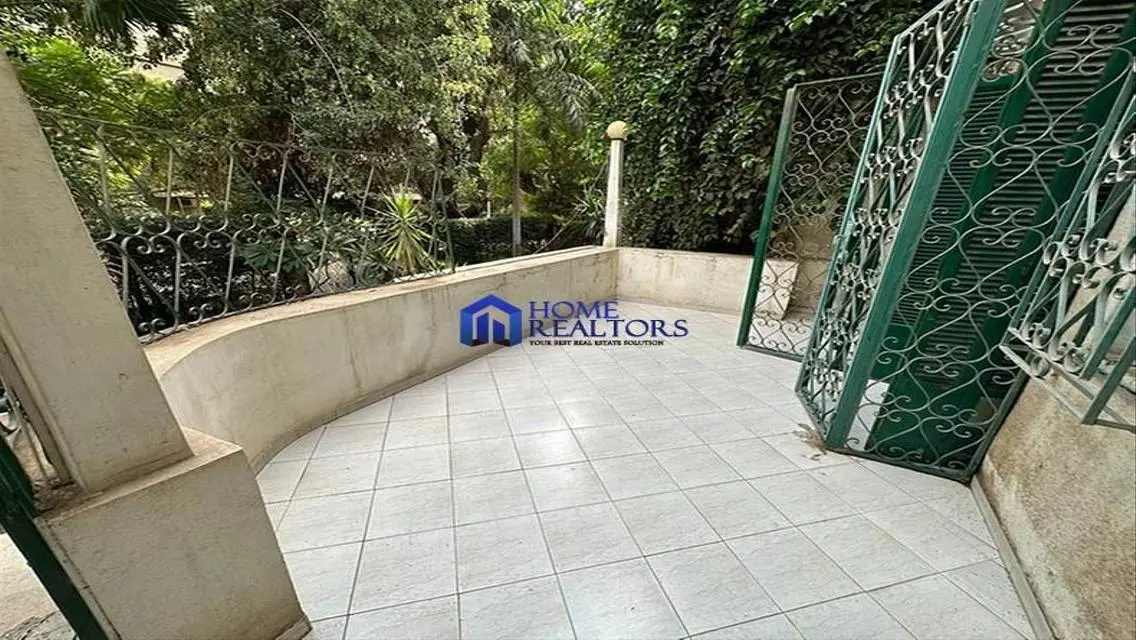 Unique Ground Floor Apartment with Private Garden for Rent in Maadi - Sarayat