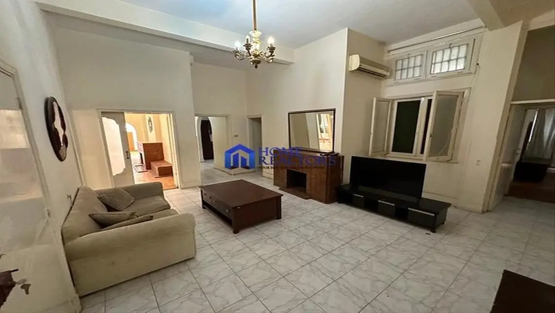Unique Ground Floor Apartment with Private Garden for Rent in Maadi - Sarayat