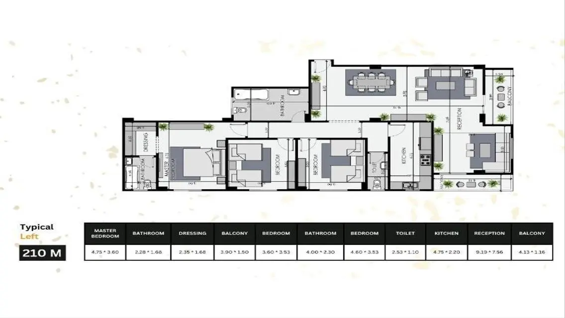 Luxurious Apartment of 210 sqm in a Prime Location
