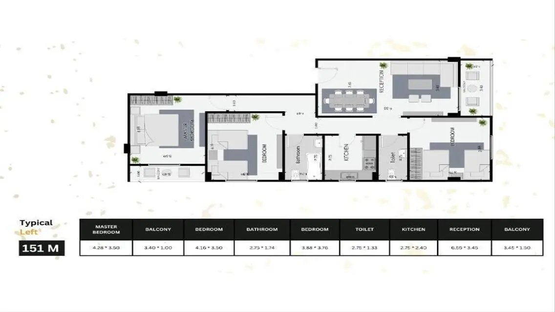 Stunning 3-Bedroom Apartment for Sale, 151 sqm
