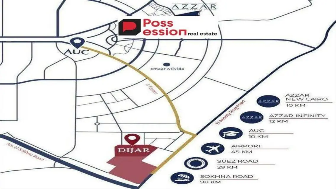 Luxury Apartment for Sale in Dijar, New Cairo