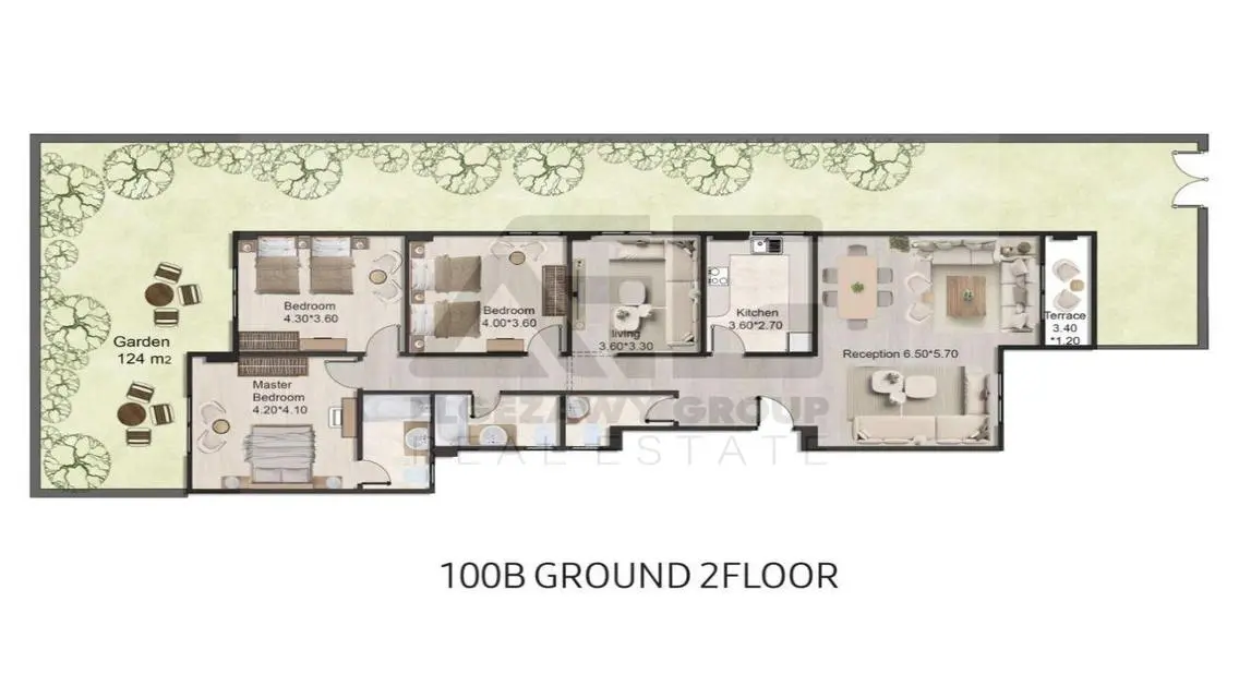 Luxury Apartment for Sale in a Premium Neighborhood with Private Garden