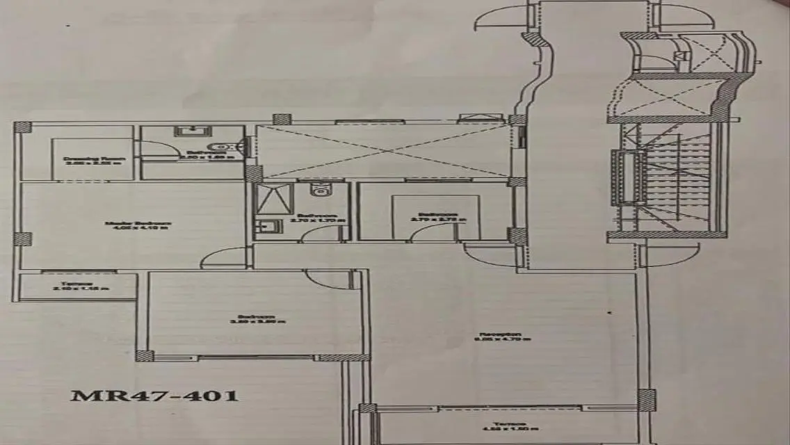Luxury Apartment with 100 Sq M and Balcony
