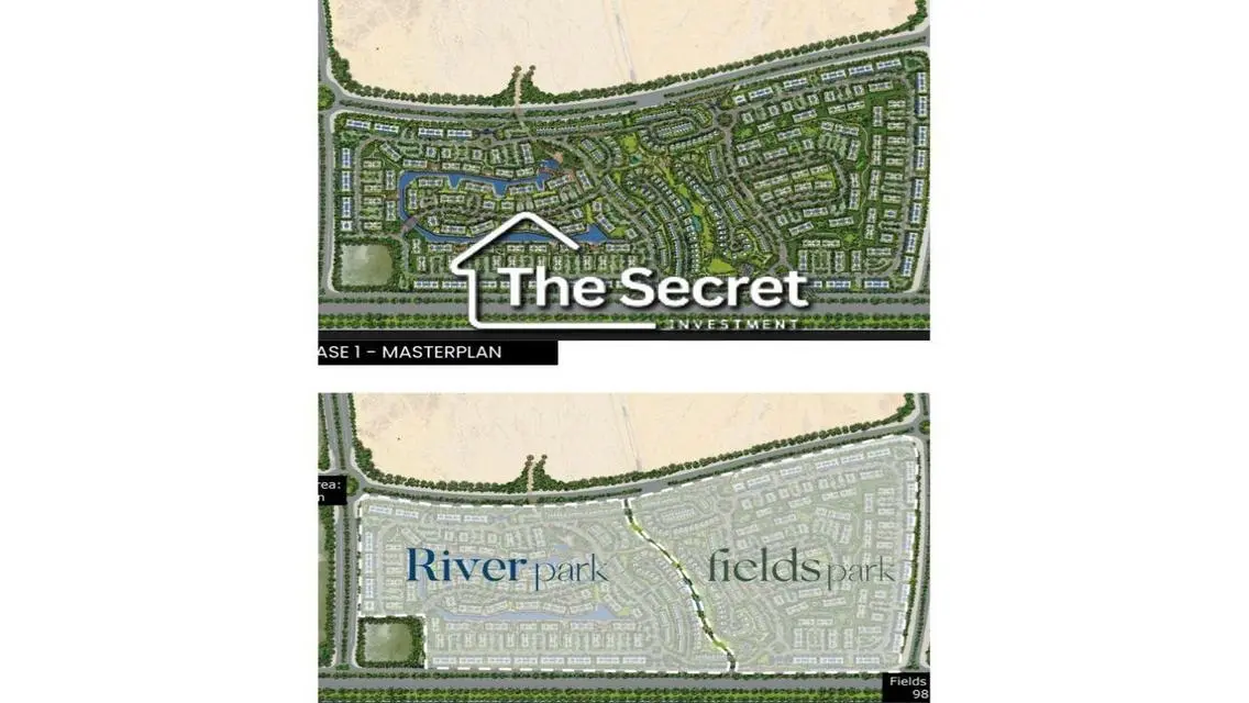 شقة للبيع في River Park مع حديقة خاصة