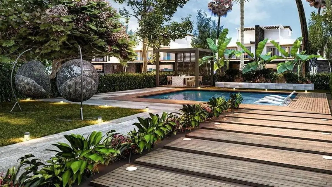 Luxury Apartment with Private Garden and Pool