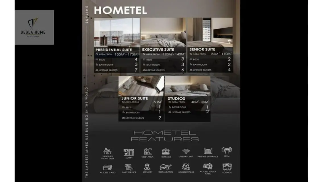شقة سكنية فاخرة في HOMETEL34
