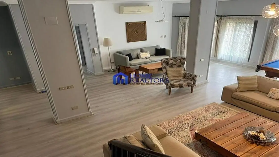 شقة دوبلكس مفروشة بالكامل للإيجار في المعادي دجلة