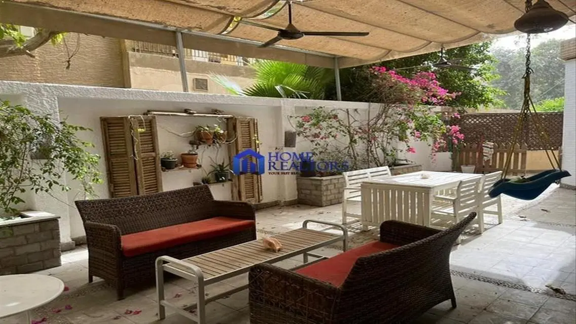 شقة دوبلكس مفروشة بالكامل للإيجار في المعادي دجلة