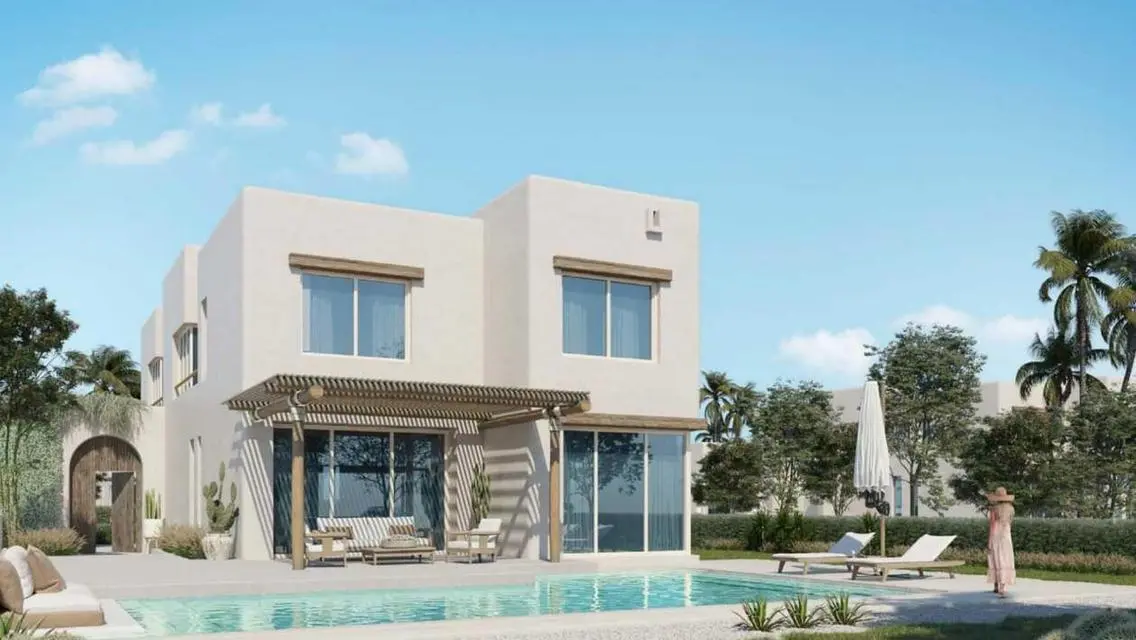 فيلا تشطيب كامل في هاسيندا بلو، الصف الثالث، رشيد الحكة