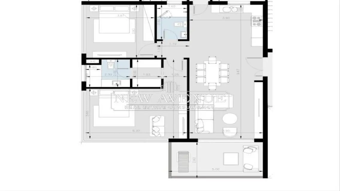 Luxury Apartment with Spacious Layout and Private Garden