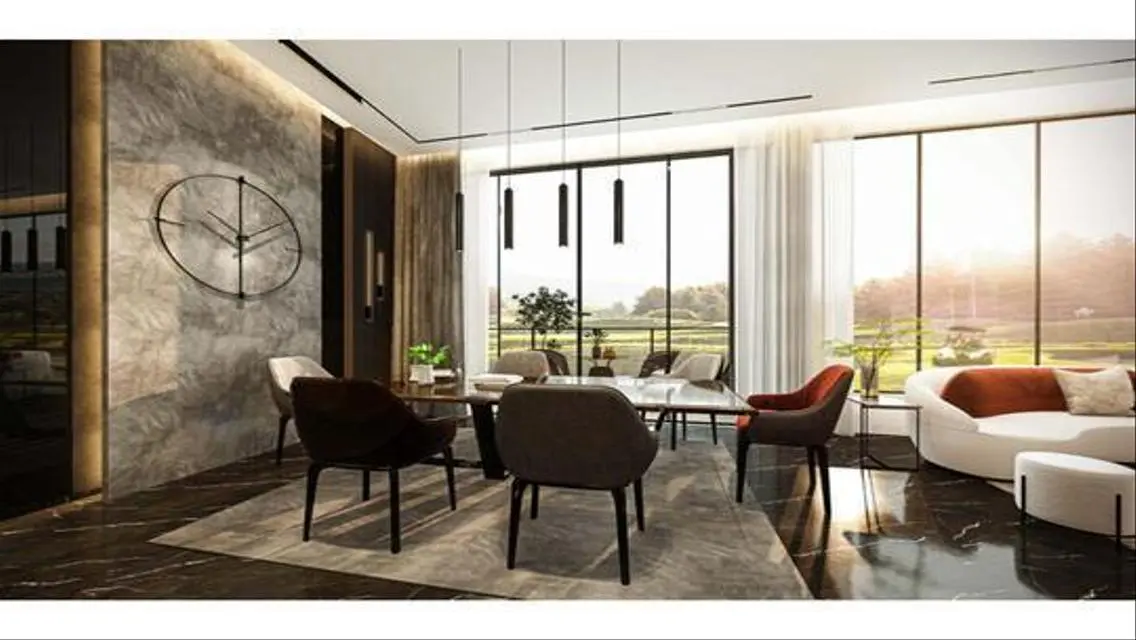 Modern Apartment with Lake View Balcony