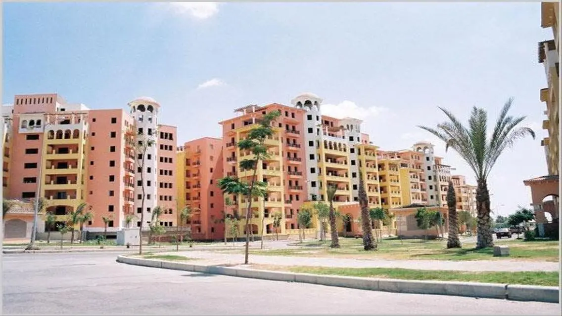 Finished Apartment With Kitchen Cabinets-Pool View