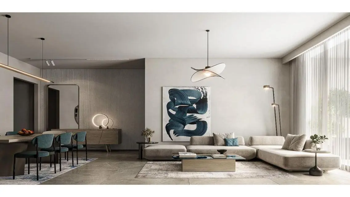 Luxury 3-Bedroom Apartment with Balcony