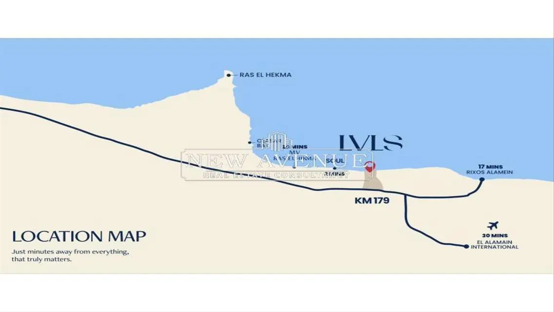 شقة فاخرة للبيع في LVLS