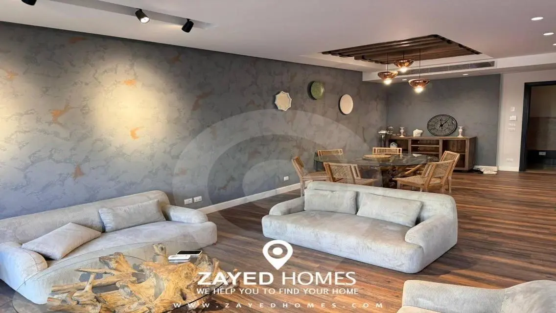 Luxurious Three-Bedroom Apartment with Private Garden