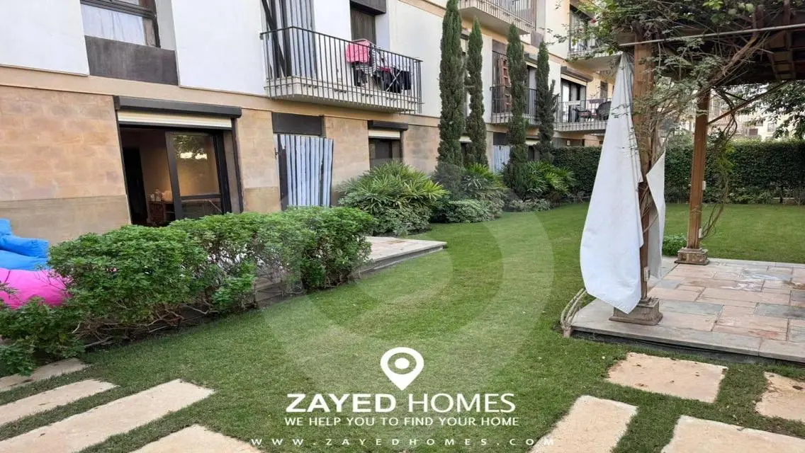 Luxurious Three-Bedroom Apartment with Private Garden