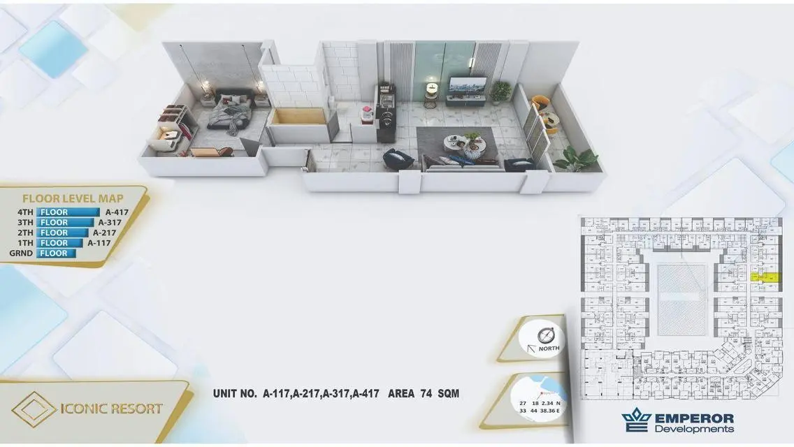 Apartment for Sale with Stunning Lake View