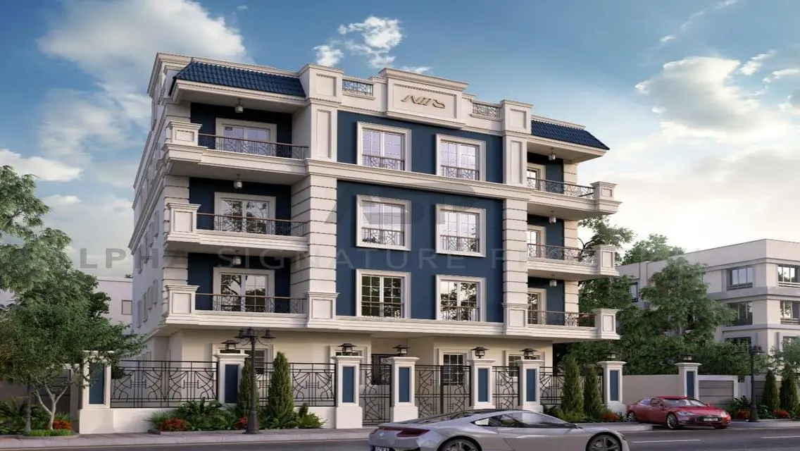 Modern Apartment with Balcony and Security Guard