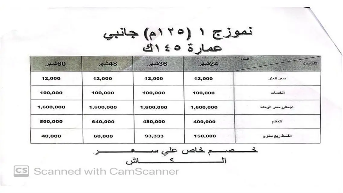 شقة فاخرة للبيع في موقع مميز